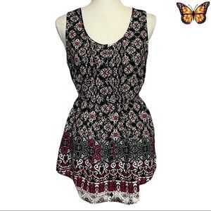 RICKI'S Sleeveless Button Down Tunic Size Small